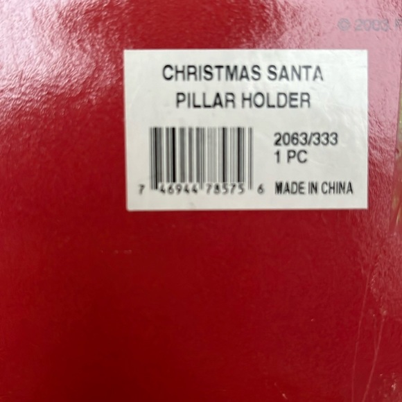 🆕 Fitz and Floyd Christmas Santa Pillar Holder - Picture 7 of 9